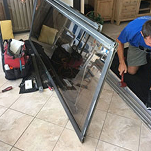 sliding glass door frame repair Doral